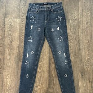 BUFFALO DAVID BITTON “Hope” star patterned distressed jeans